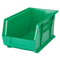 Stack & Hang Bin, 8-1/4" W x 7" H x 14-3/4" D, Green Industrial Sales
