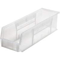 Ultra Stack & Hang Bin, 17-7/8" W x 5" H x 5-1/2" D, Clear Industrial Sales