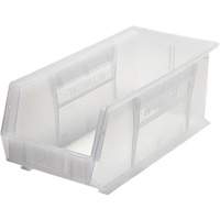 Ultra Stack & Hang Bin, 8-1/4" W x 7" H x 18" D, Clear Industrial Sales