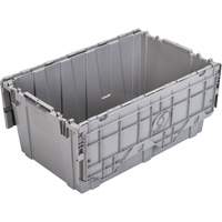 Bac emboîtable FP243C FliPak, 26,9" x 16,9" x 12,1", Gris Industrial Sales