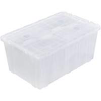 Bac emboîtable FP243C FliPak, 26,9" x 16,9" x 12,1", Transparent Industrial Sales
