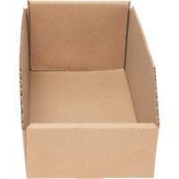 Deep Corrugated Parts Bins, 5-3/4" W x 11-1/4" D x 4-1/2" H, Beige Industrial Sales