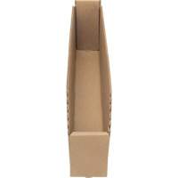 Deep Corrugated Parts Bins, 2-7/8" W x 17-1/4" D x 4-1/2" H, Beige Industrial Sales