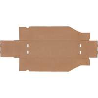 Deep Corrugated Parts Bins, 5-3/4" W x 17-1/4" D x 4-1/2" H, Beige Industrial Sales