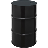 Steel Drums, 55 US gal (45 imp. gal.), Unlined, Black, Closed Top, 1A1/X1.8/300, 20 Gauge Industrial Sales