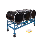 Porte-barils empilables, 3 barils, Capacit&eacute; de 2400 lb, 71-1/2" la x 30" p x 12-1/2" h Industrial Sales