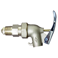 Heavy-Duty Drum Faucet, Brass, 3/4" NPT Inlet Industrial Sales