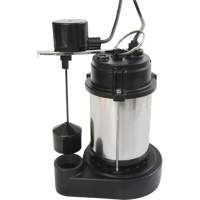 Stainless Steel Housing-Cast Iron Base Sump Pump, 1/3 HP, 3630 GPH Flow Rate Industrial Sales