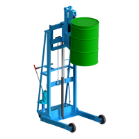 Vertical-Lift MORSPEED Drum Stacker, For 30 - 85 US Gal. (25 - 70 Imperial Gal.) Industrial Sales