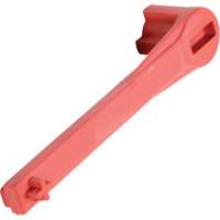 Cl&eacute; pour bouchon-&eacute;crou sp&eacute;cialis&eacute;e &agrave; un seul c&ocirc;t&eacute;, Ouverture de 1-1/4", Poign&eacute;e 8", Nylon anti&eacute;tincelles Industrial Sales