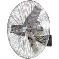 Stainless Steel Food Service Washdown Air Circulating Fans, Industrial, 1 Speed, 20" Diameter Industrial Sales