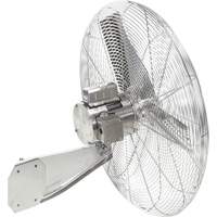 Stainless Steel Food Service Washdown Air Circulating Fans, Industrial, 1 Speed, 20" Diameter Industrial Sales