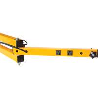 Bras verrouillables double 180 avec deux r&eacute;ceptacles Industrial Sales