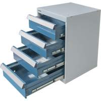 Four-Drawer Pedestal Workbench, 18" W x 21" D x 28" H Industrial Sales