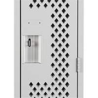 Casiers Clean Line, 12" x 12" x 72", Acier, Gris, Rivet (assembl&eacute;), Perfor&eacute; Industrial Sales
