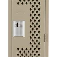 Casiers Clean Line, 12" x 12" x 72", Acier, Beige, Rivet (assembl&eacute;), Perfor&eacute; Industrial Sales