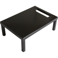 All-Welded Concorde Free Standing Locker Base, 1 Banks, 6" H x 12" W x 18" D, Black, Steel Industrial Sales