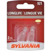 921 Long Life Mini Automotive Bulb, Incandescent, 17.9 W, Off White Industrial Sales