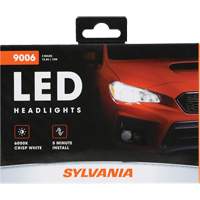9006 Headlight Bulb, LED, 13.2 W/17 W, White Industrial Sales