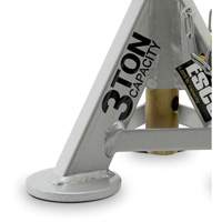 Performance Shorty Low Profile Jack Stands, 3 tons Capacity, 11" - 17" H Industrial Sales