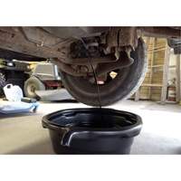 Plateau de drainage ovale noir Industrial Sales