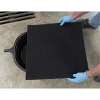 Plateau de drainage ovale noir Industrial Sales