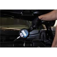 D&eacute;bitm&egrave;tre &eacute;lectronique de lubrifiant avec rallonge flexible &agrave; 90° Industrial Sales