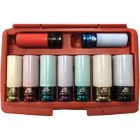 Thin Wall Master Impact Socket Set, 9 Pieces, 1/2" Drive Size Industrial Sales