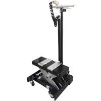 Low Profile Floor Service Jack, 12 Ton(s) Capacity, 7-1/2" Lowered, 15" Raised, Air Hydraulic Industrial Sales
