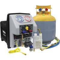 Twin Turbo Refrigerant Recovery System with 50 Lb DOT Tank Industrial Sales