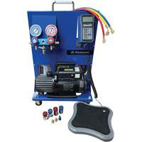 Dual R134A/R1234Yf Single-Stage Portable Electronic Charging Station Industrial Sales