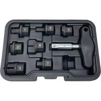 Trousse d'outils pour bouchons de vidange dhuile 8 morceaux Industrial Sales