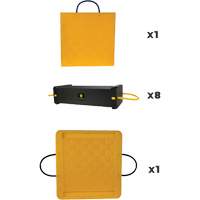 Ensemble de syst&egrave;me de sout&egrave;nement en composite CribLok 10 mcx Industrial Sales