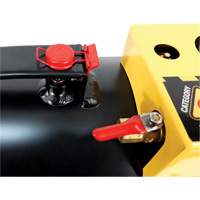Ensemble de mise en place de talon haute pression de 9 gallons Hurricane "CAT-9", Aluminium Industrial Sales