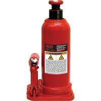 Bottle Jack with Gauge Hole, 12.5 Ton(s), 18-89/100" Raised Height Industrial Sales