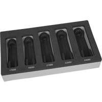 Jeu de 5 douilles pour conduites avec plateau en mousse Industrial Sales
