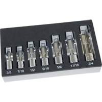 SAE Flare Nut Socket Set with Foam Tray, 7 Pieces, 3/8" Drive Size Industrial Sales
