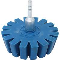 Conical Gear Eraser Wheel with Quick-Connect Arbor Adapter Industrial Sales