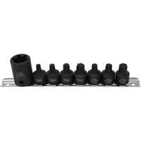 Pickup Truck Bed Bolt Socket/Bit Set, 8 Pieces, 1/2"/3/8" Drive Size Industrial Sales