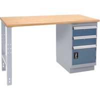 Industrial-Duty Workbench, Door w/ Drawer Combination, 1000 lbs Cap., 72" W x 30" D, 34" H Industrial Sales