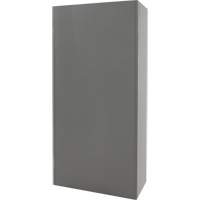 Armoire de rangement combin&eacute;e, 36" la x 18" p x 72" h, Gris Industrial Sales