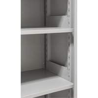 Hi-Boy Storage Cabinet, Steel, 4 Shelves, 72" H x 36" W x 18" D, Grey Industrial Sales