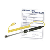 Surface Thermocouple Probe (includes ISO Certificate), 500 °C (932°F) Max. Temp. Industrial Sales