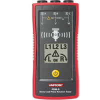 V&eacute;rificateur de l'ordre de phase et de la rotation des moteurs PRM-6 Industrial Sales