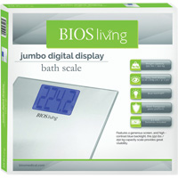 Jumbo Digital Display Scale, 550 lbs. Cap., 0.2 lbs. / 0.1 kg Graduations Industrial Sales