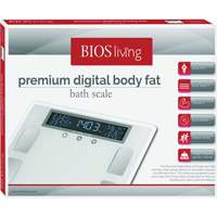 Premium Digital Body Fat Scale, 441 lbs. Cap., 100 g Graduations Industrial Sales