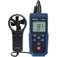 Vane Thermo-Anemometer with Air Volume, Data Logging, 0.4 - 30 m/sec Air Velocity Range Industrial Sales
