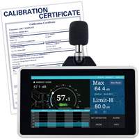 Desktop/Wall Mount Sound Level Meter with Calibration Certificate, 30 - 130 dB Measuring Range Industrial Sales