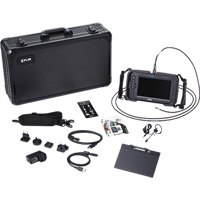 Ensemble de vid&eacute;oscope haute performance avec cam&eacute;ra HD double & longue sonde, 1280" lo x 720" la Affichage, 1024 x 600 pixels, 4,9 mm (0,19") T&ecirc;te de cam&eacute;ra Industrial Sales