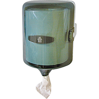 Distributeur d'essuie-mains, D&eacute;vidoir central, 8,5" la x 10" p x 12,8" h Industrial Sales